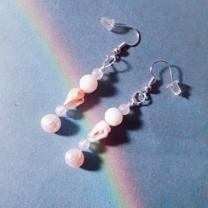 Handmade shell earrings